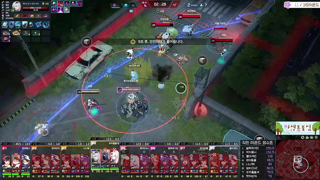 리오는 탱커를 찢어