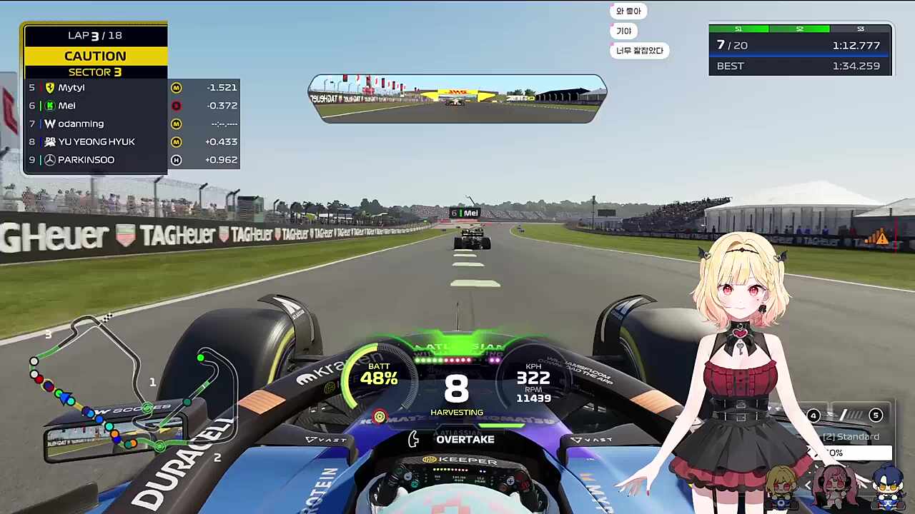 본선 2라운드 3LAP 미끄러졌지만 침착하게 손해 최소화 이후 브리핑까지