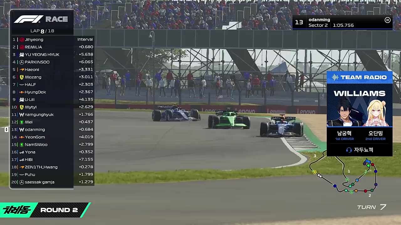 팀윌리엄스 멋진 팀모먼트