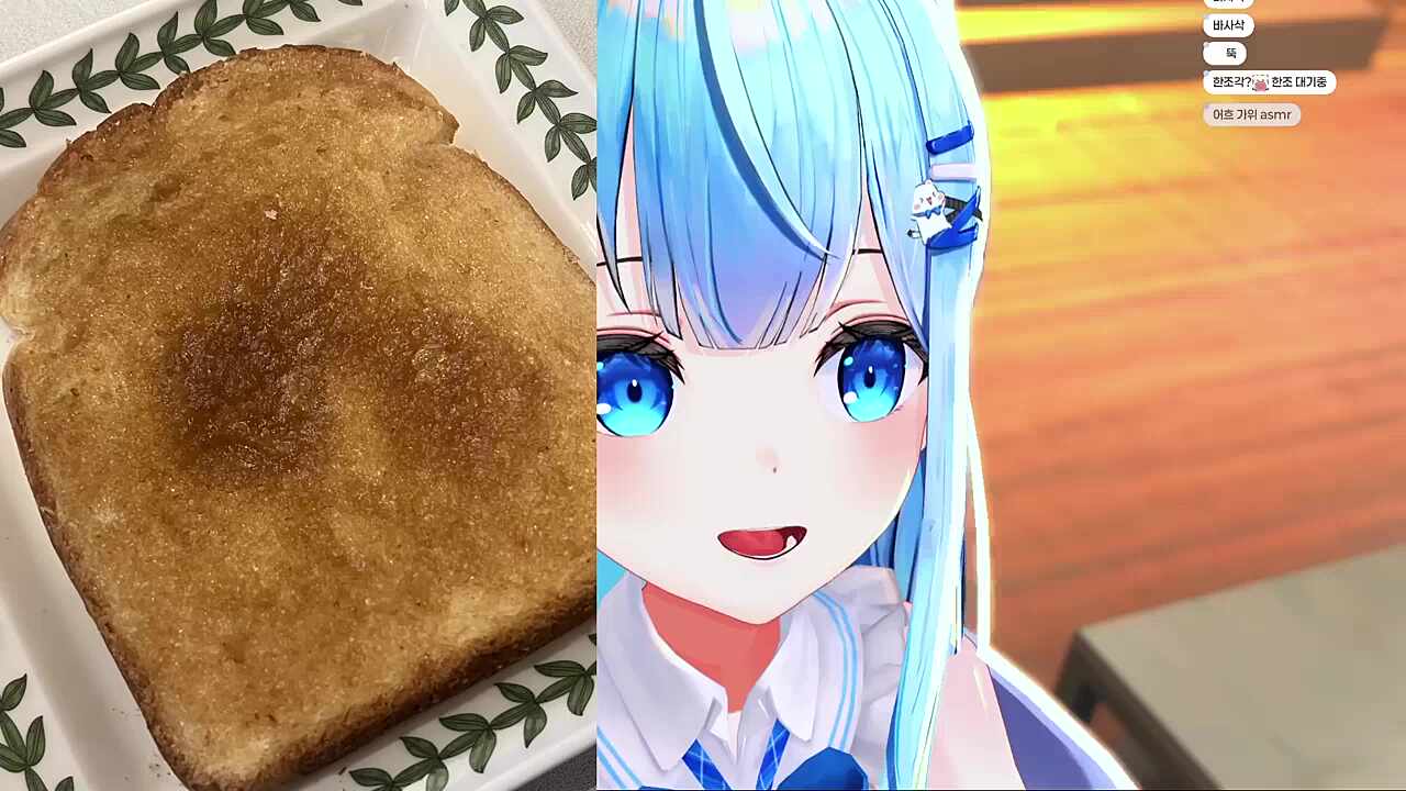 (소리주의)크림브륄레 퀸아망 토스트