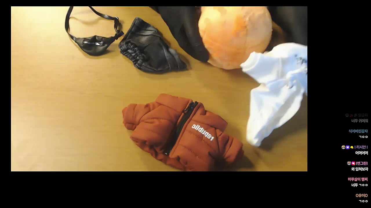 선물받은 하루 솜깅이 인형 옷입히기🐹