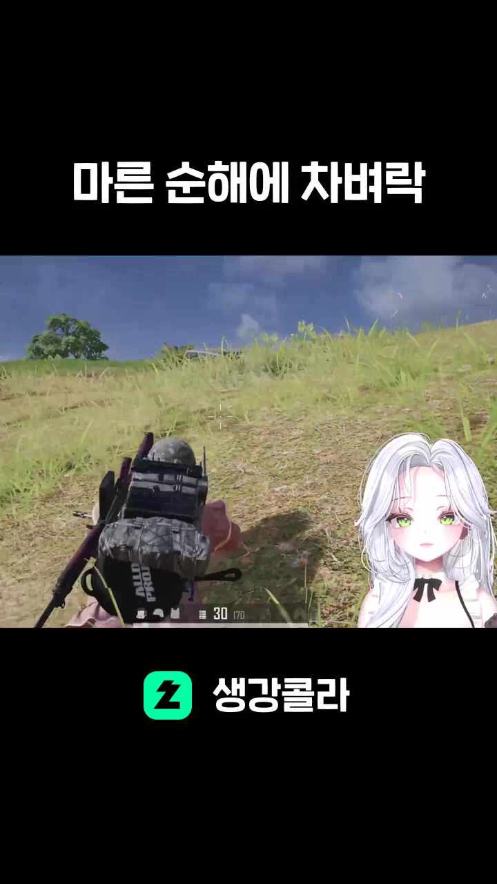 마른 순해에 차벼락