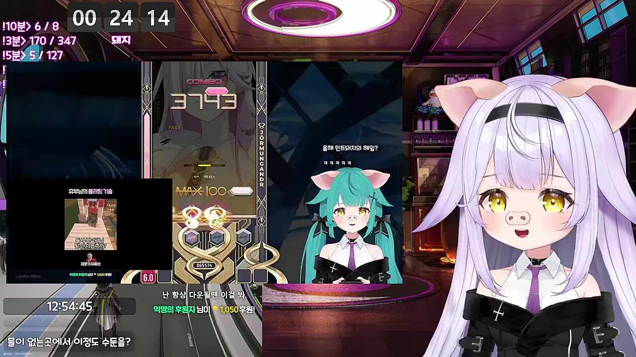 무쌩긴 성인돼지 시절