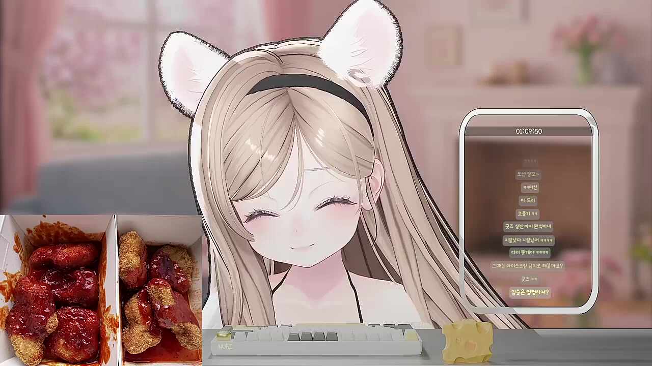 누리 운다... 위고비 맞아서 뱃속에 돈까스 남겨질 걱정