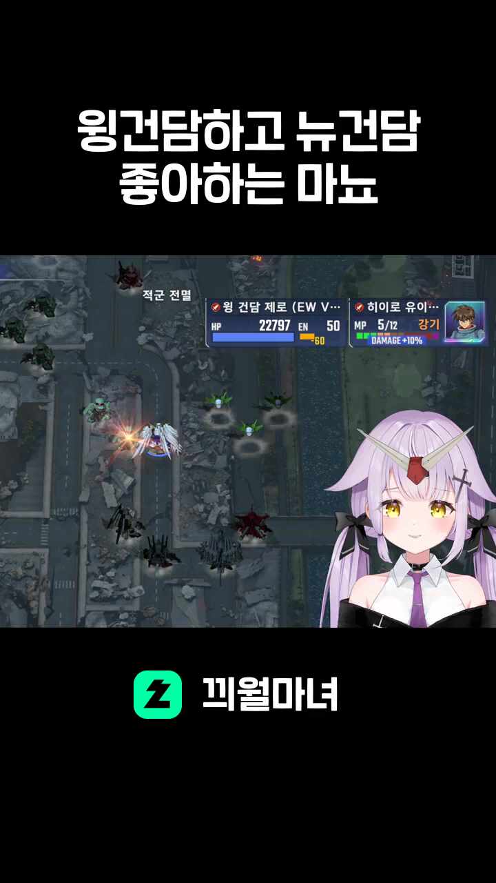 윙건담하고 뉴건담 좋아하는 마뇨