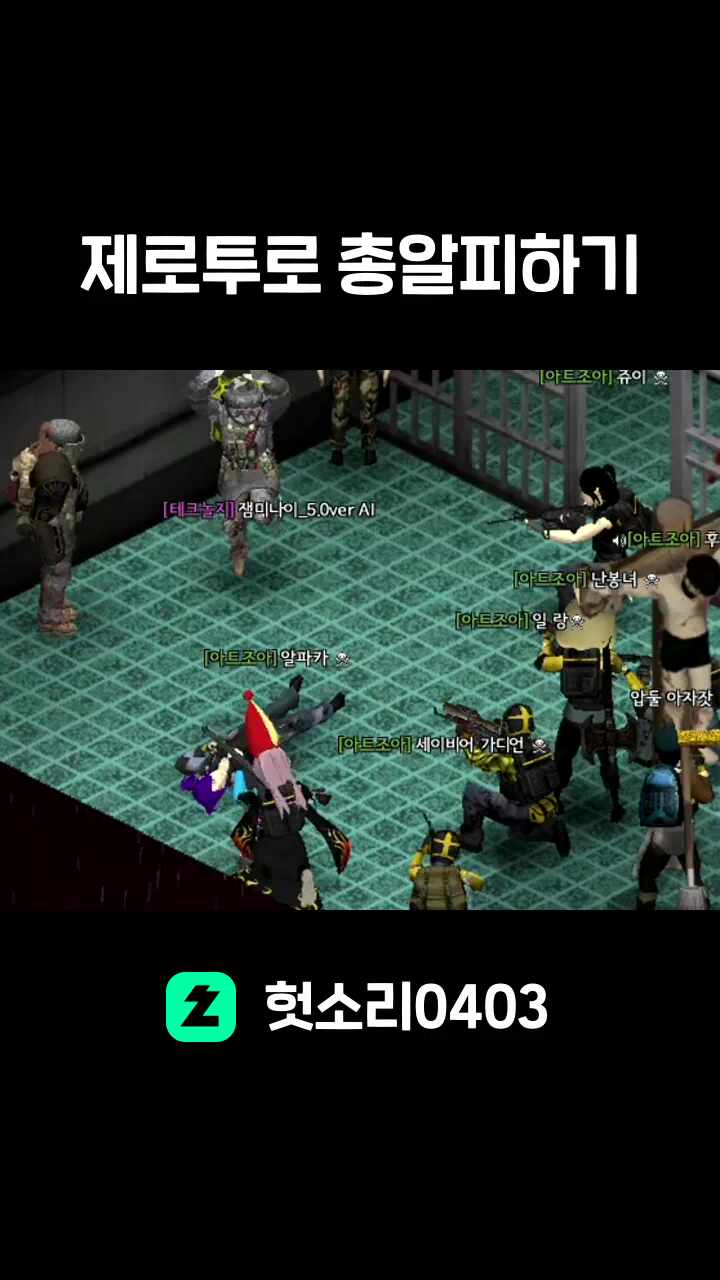 제로투로 총알피하기