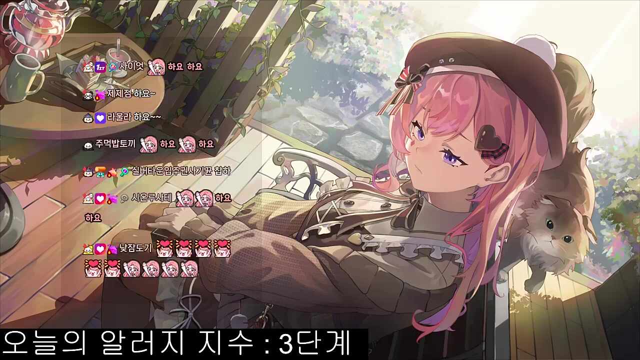 오늘 약간 중간중간 가끔 후원 못 볼 수 있어요