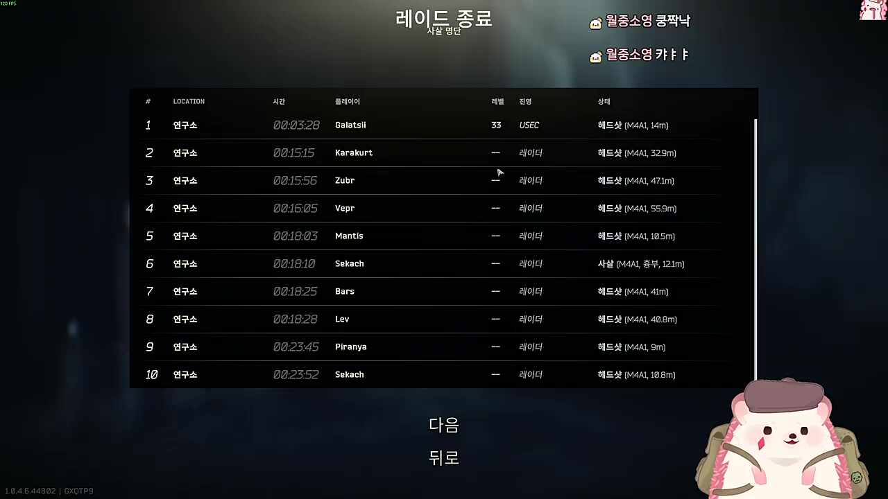 쿵짝짝 패를 봐볼까