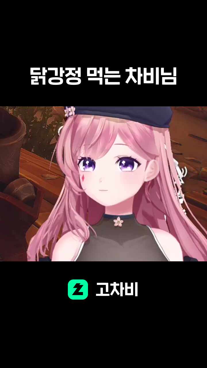닭강정 먹는 차비님