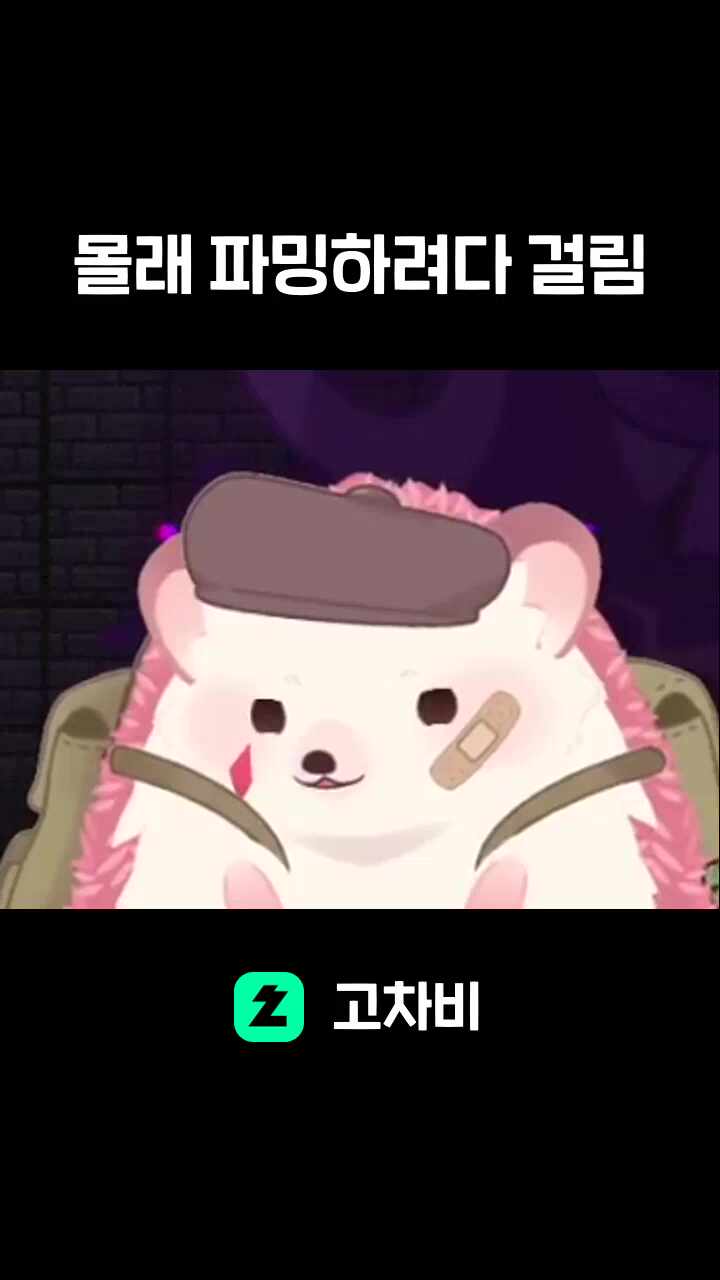 몰래 파밍하려다 걸림