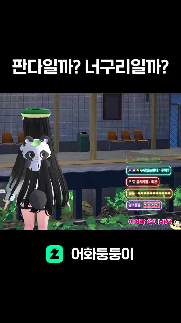 판다일까? 너구리일까?