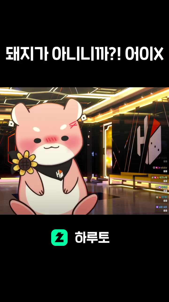 돼지가 아니니까?! 어이X
