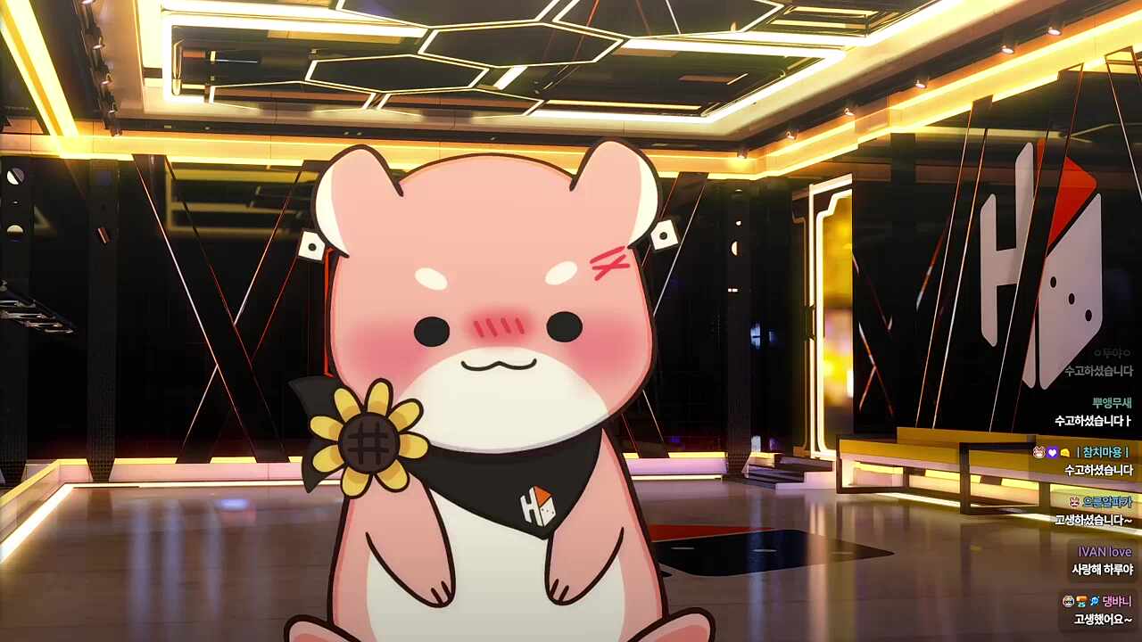 찡긋~