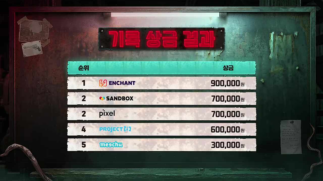 인챈트 우승!
