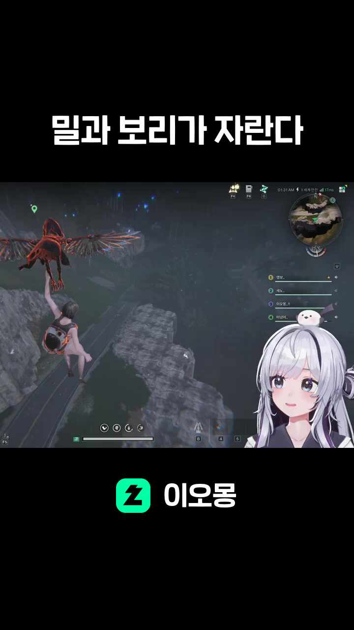 밀과 보리가 자란다