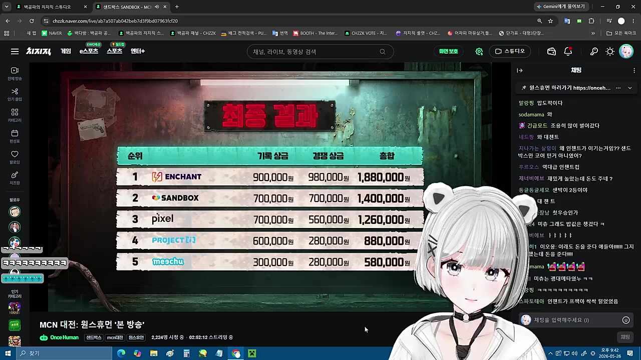 미츄한테 100만원 때주고 싶다