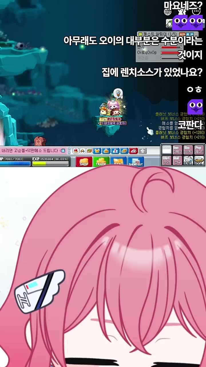 코 피리부는 스트리머가 있다???