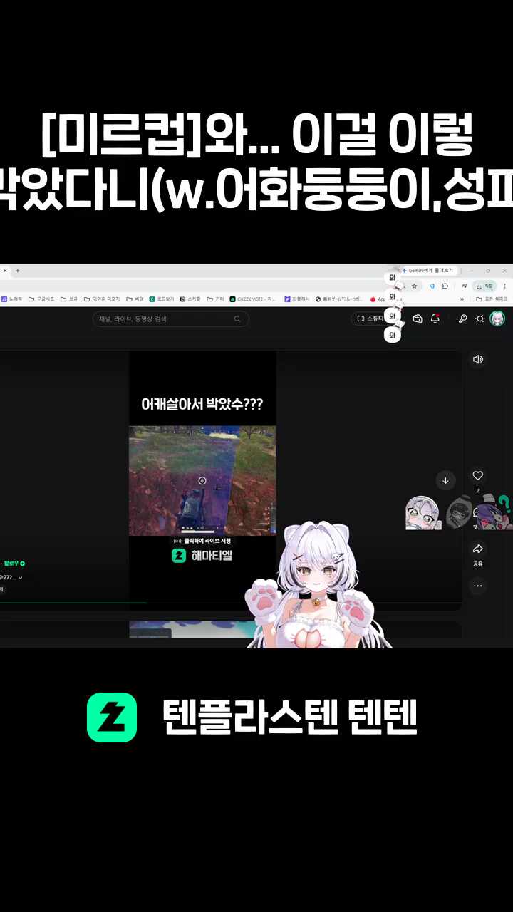 [미르컵]와... 이걸 이렇게 살아서 박았다니(w.어화둥둥이,성피아,포키쨩)