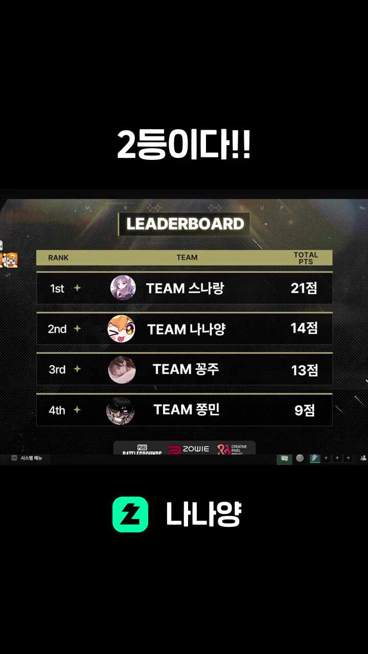 2등이다!!