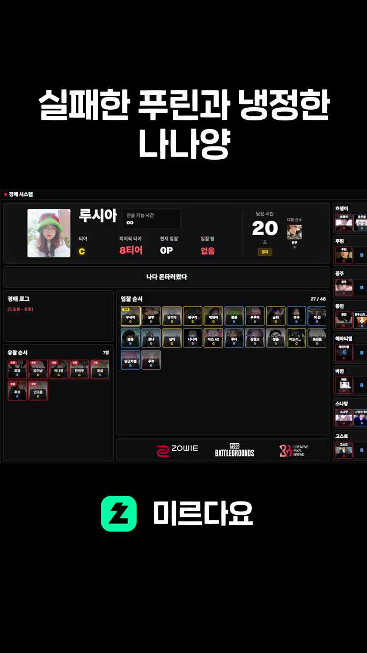 실패한 푸린과 냉정한 나나양