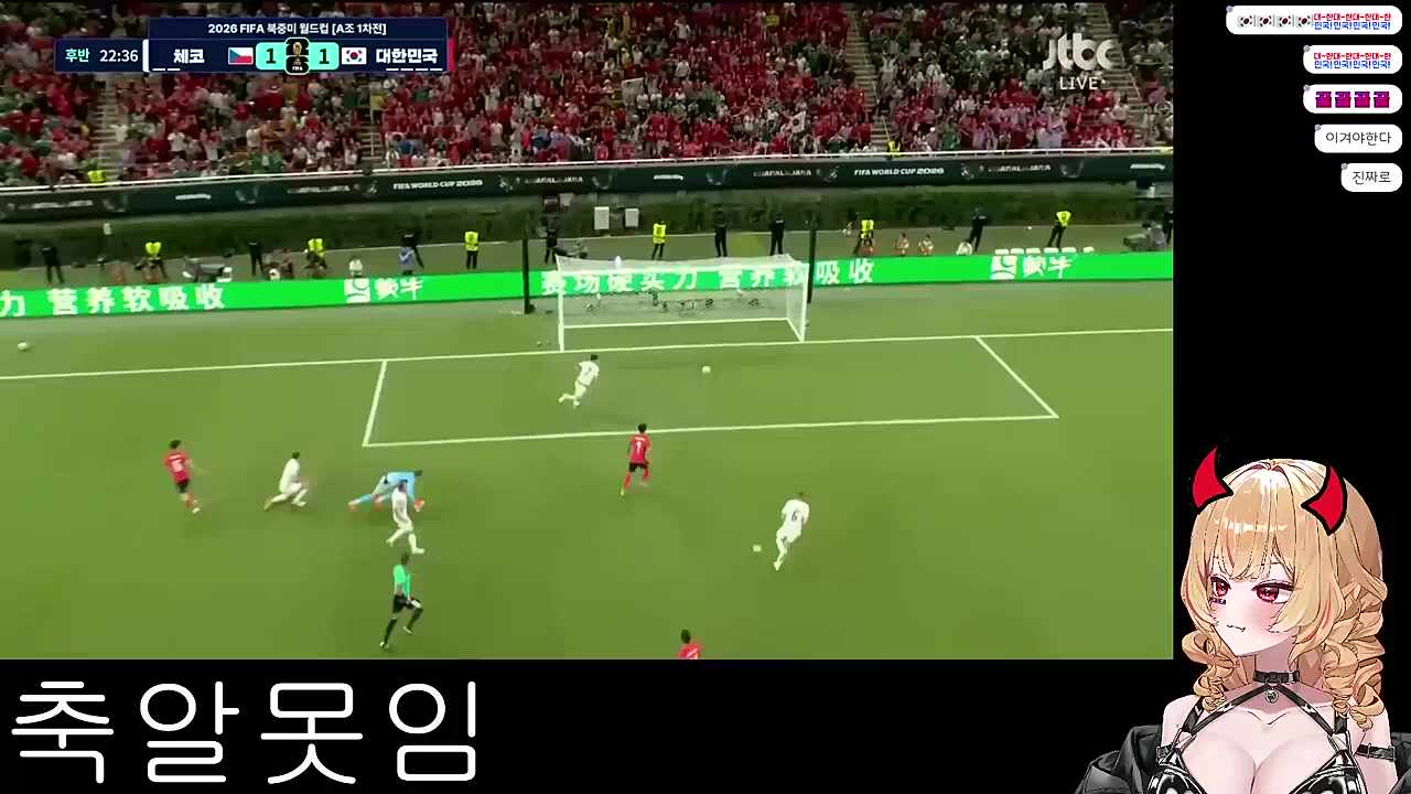 대한민국 1:1 체코
