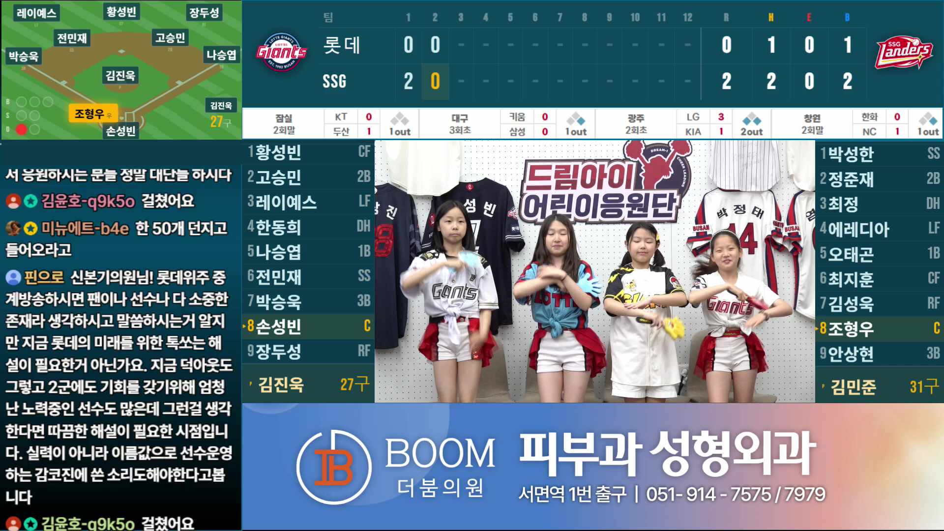 롯데자이언츠 vs SSG랜더스 | 6월16일 (화) [ 프로야구 롯데편애중계 / 김동현 캐스터 & 신본기 해설위원 ] 2026.06.16.