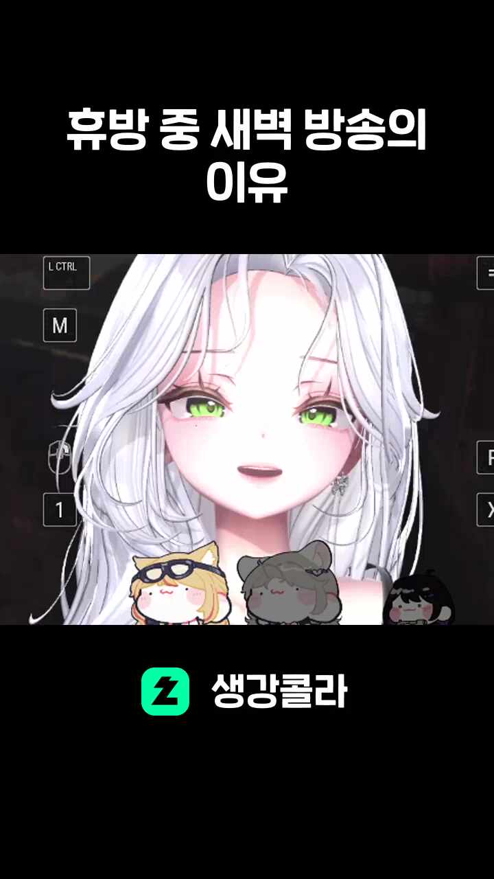 휴방 중 새벽 방송의 이유