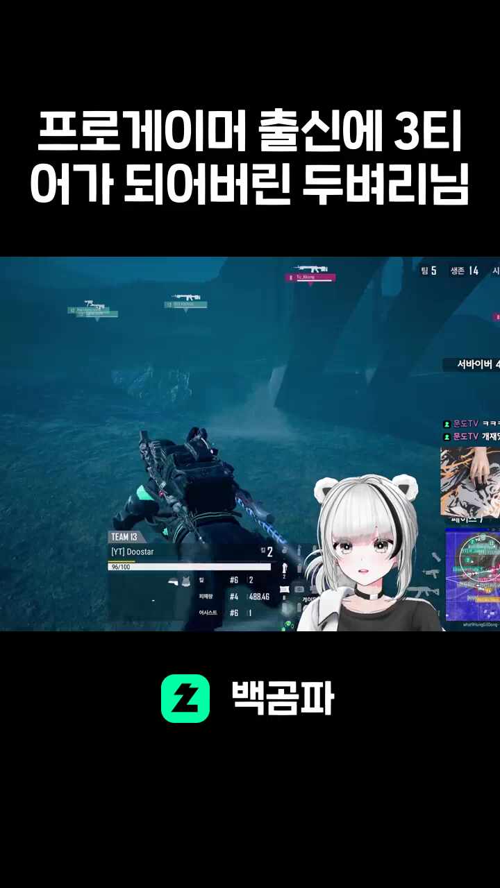 프로게이머 출신에 3티어가 되어버린 두벼리님