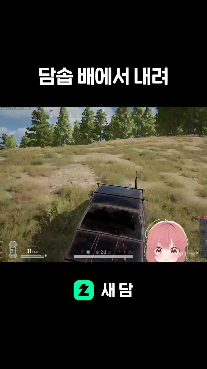 담솝 배에서 내려