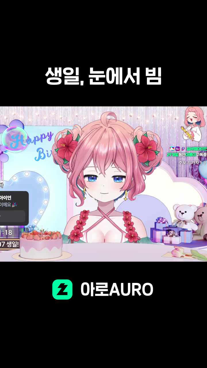 생일, 눈에서 빔