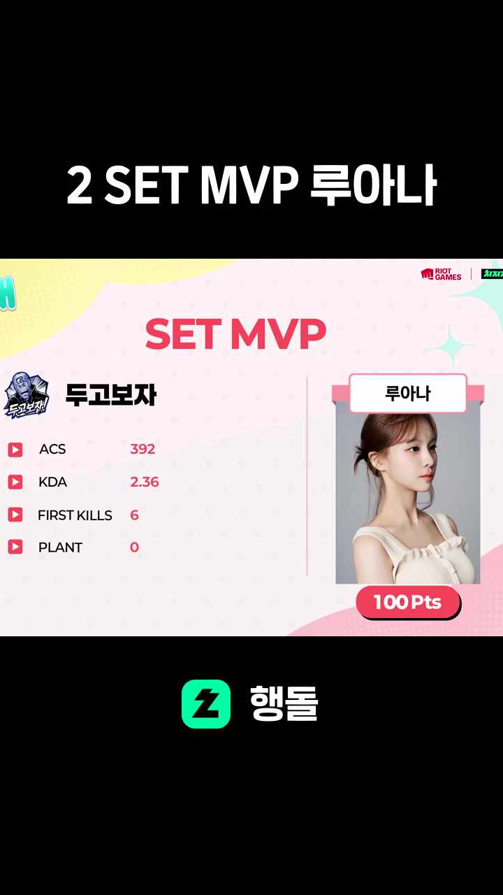 2 SET MVP 루아나