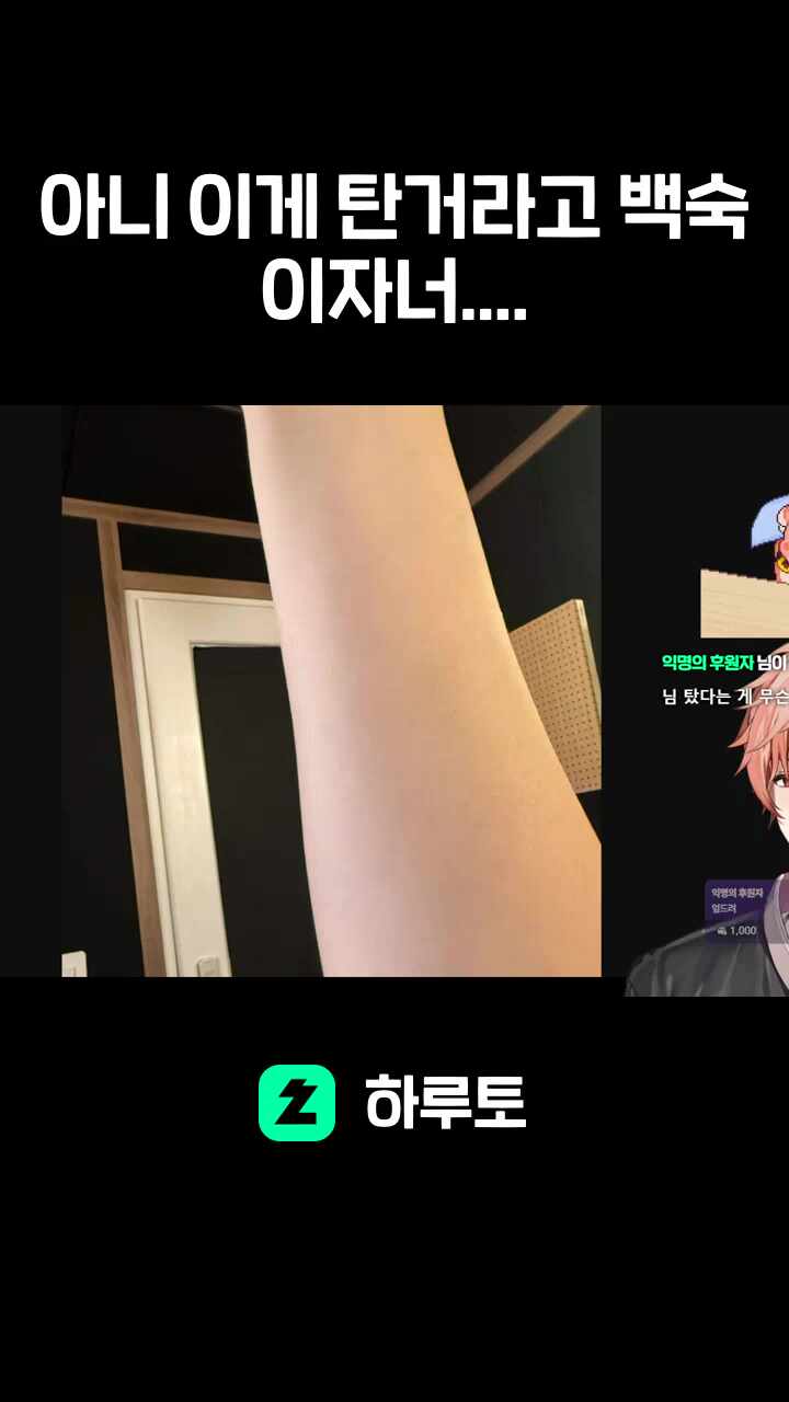 아니 이게 탄거라고 백숙이자너....