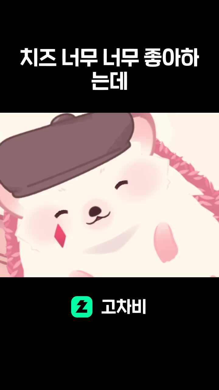 치즈 너무 너무 좋아하는데