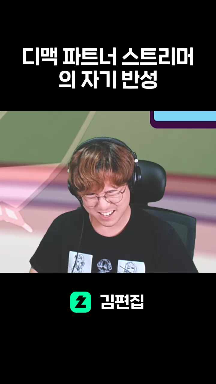 디맥 파트너 스트리머의 자기 반성
