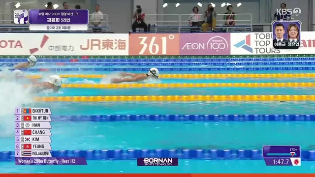 순조로운 첫 출발 예선 2위 오르는 김윤희